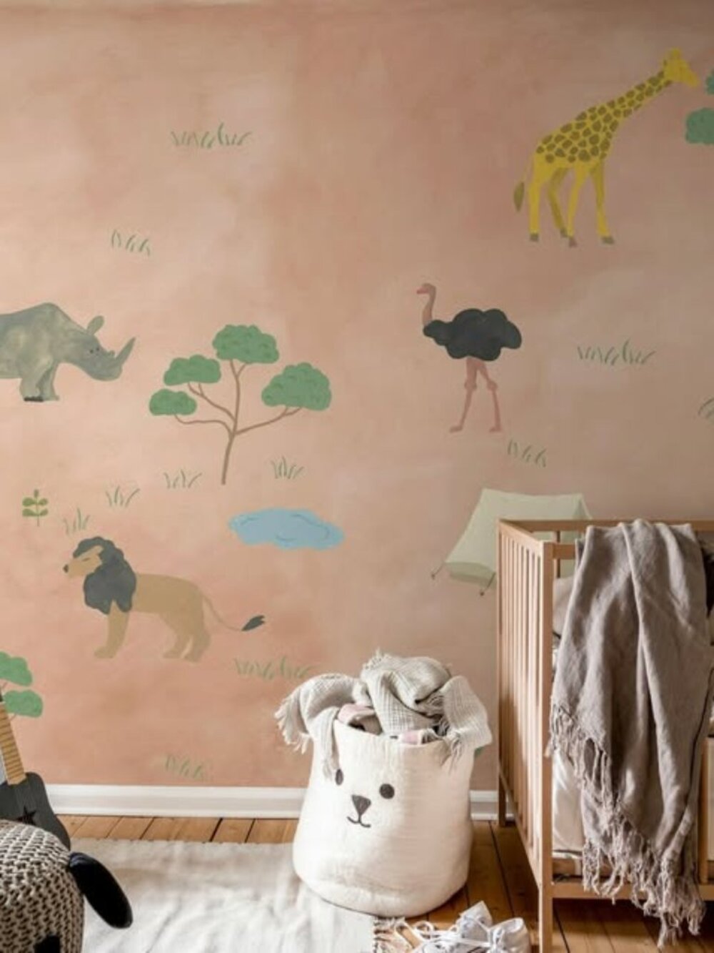Safari Peel-and-Stick Wallpaper (High-end, Brand New in Box)